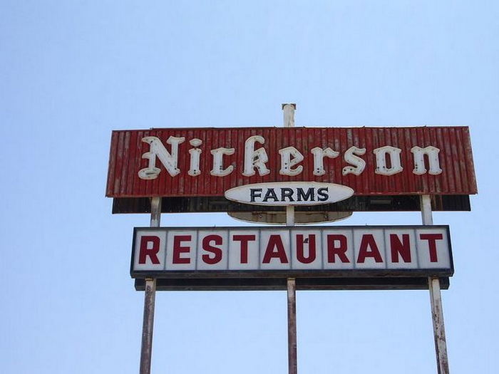 Nickerson Farms - Typical Nickerson Sign Similar To Marshall Version (newer photo)